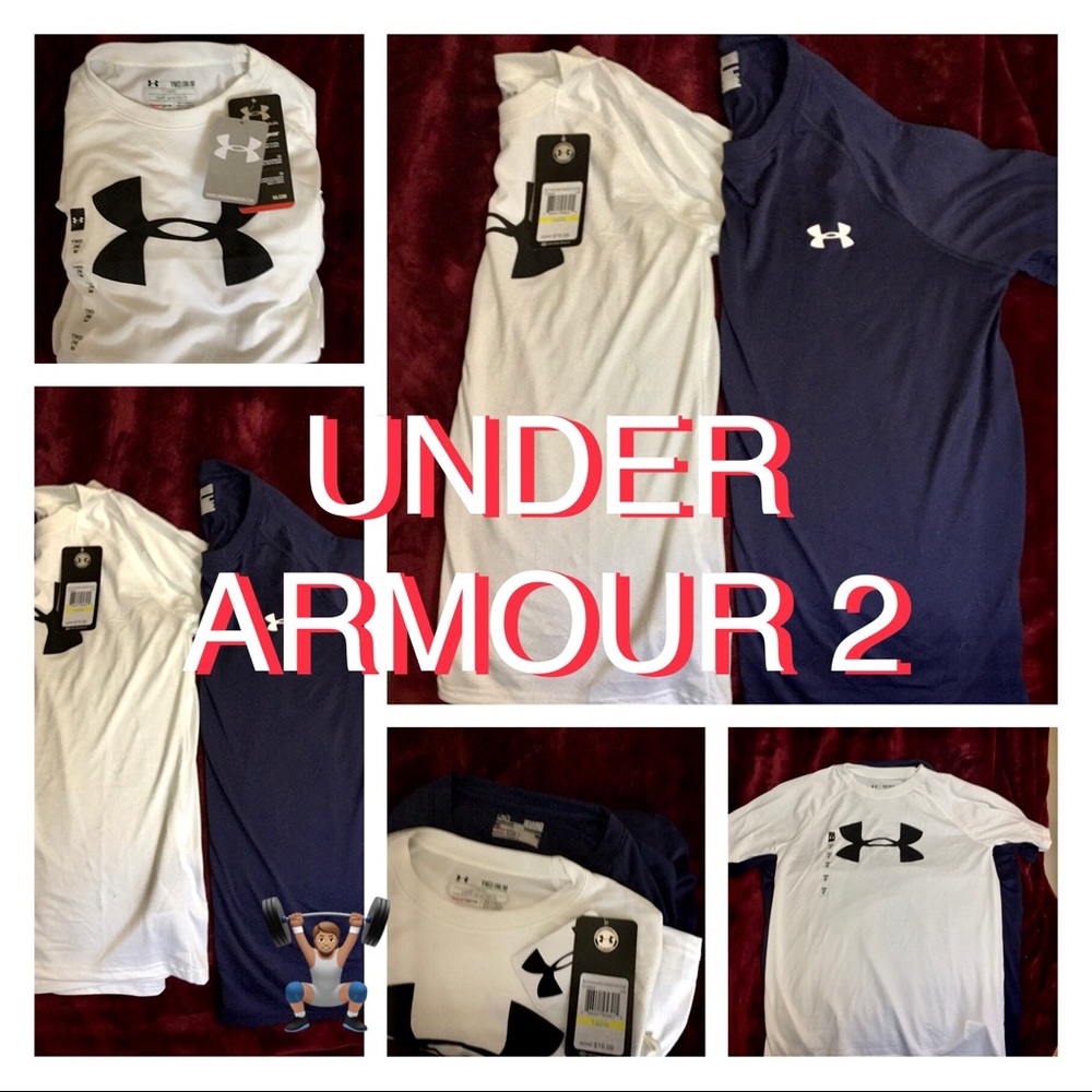 🏋🏾UNDER ARMOUR 2 athletic shirts